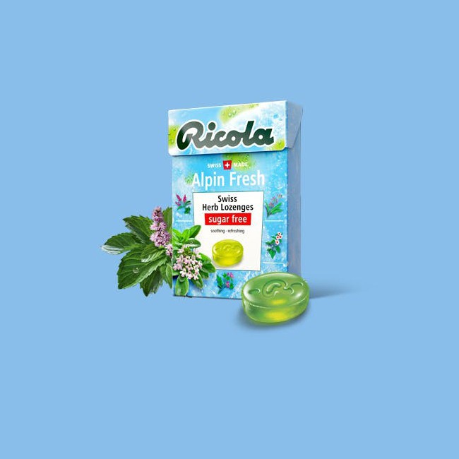 (5 vị) Kẹo thảo mộc Ricola 40gr