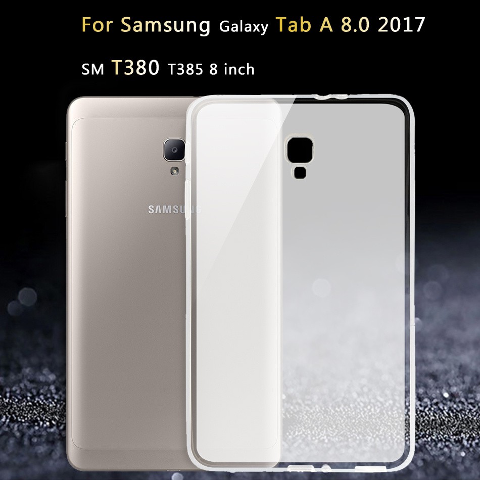 Ốp Lưng Tpu Mềm Siêu Mỏng Cho Samsung Galaxy Tab A 8.0 2017 Sm-t380 T385