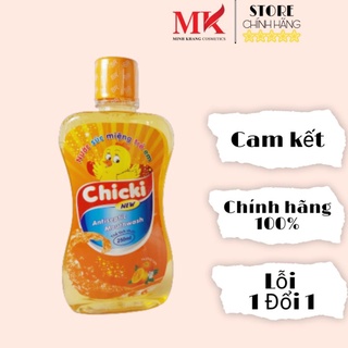 Nước súc miệng chicky 250ml - bảo vệ răng miệng cho bé
