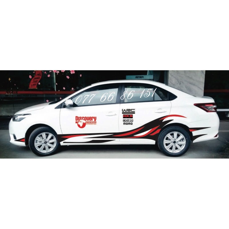 Tem dán sườn xe dành cho oto cao cấp