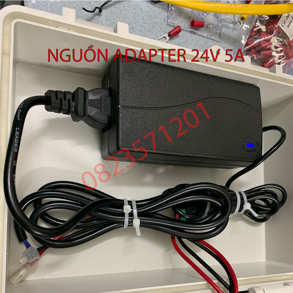 Nguồn adapter 24V 5A đa năng chân to dùng cho động cơ, xi lanh điện, loa...