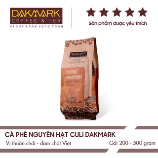 Cà phê nguyên hạt cao cấp Culi - DAKMARK - Gói 500 gram