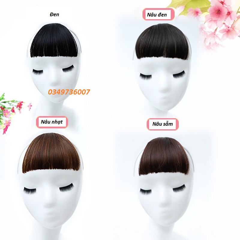 Tóc mái ngố giả cho nữ - mái bằng trẻ trung nhiều màu, siêu nhẹ, Hot Trend dễ sử dụng - Cô nàng sư tử