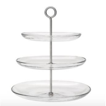 Khay thủy tinh 3 tầng KVITTERA ikea chính hãng