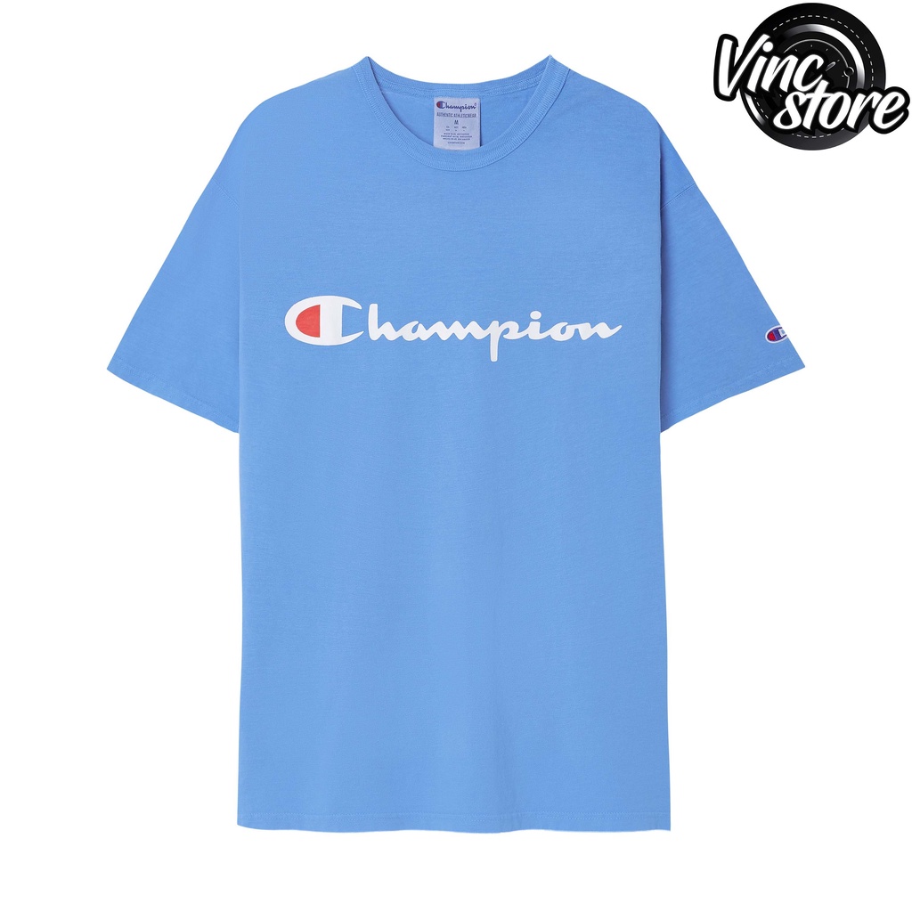 Áo thun Champion Dyed Printed Logo unisex chính hãng