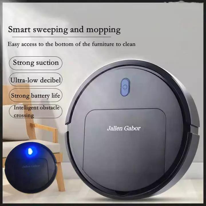 Jallen Gabor - Robot quét nhà thông minh. Lực hút mạnh và hút sạch sẽ bụi bẩn.  Công nghệ diệt khuẩn UV thông minh