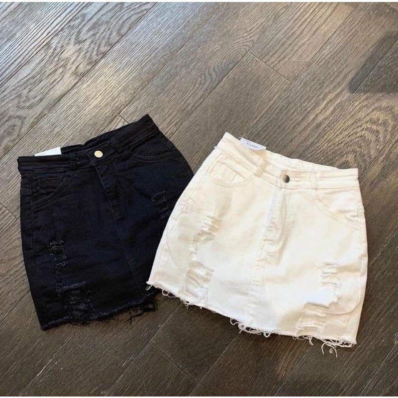 CHÂN VÁY JEANS CÓ QUẦN TRONG