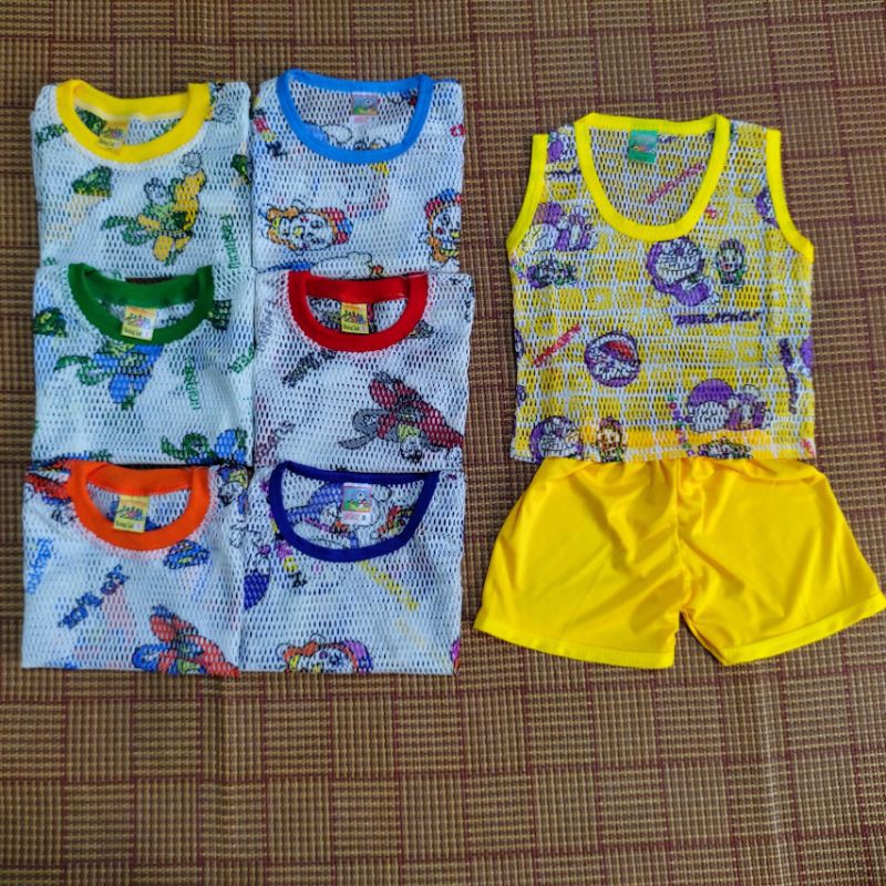 Bộ Hè Lưới Bé Trai Cotton Mềm Mịn [VNXK]