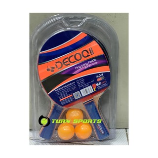 Bộ 2 Vợt + 3 Banh Bóng Bàn Vàng DECOQ