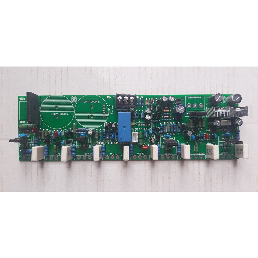 Mạch công suất 8 sò 2 kênh liền nguồn