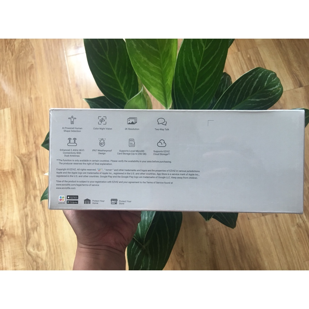 Camera Ezviz C3TN 3M, có màu ban đêm, wifi ngoài trời không dây đàm thoại 2 chiều.