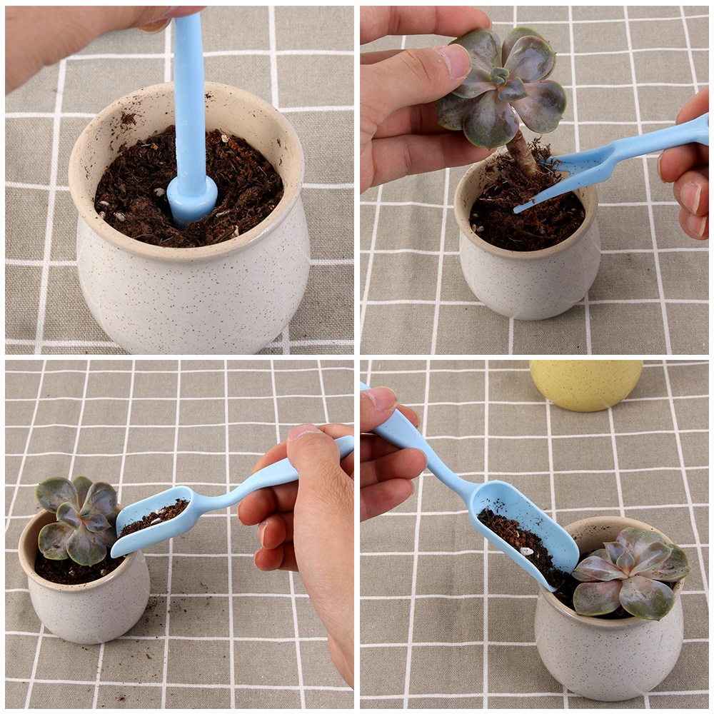 Set 1/5 Dụng Cụ Trồng Cây Mini Kèm Muỗng Chuyên Dụng Cho Làm Vườn