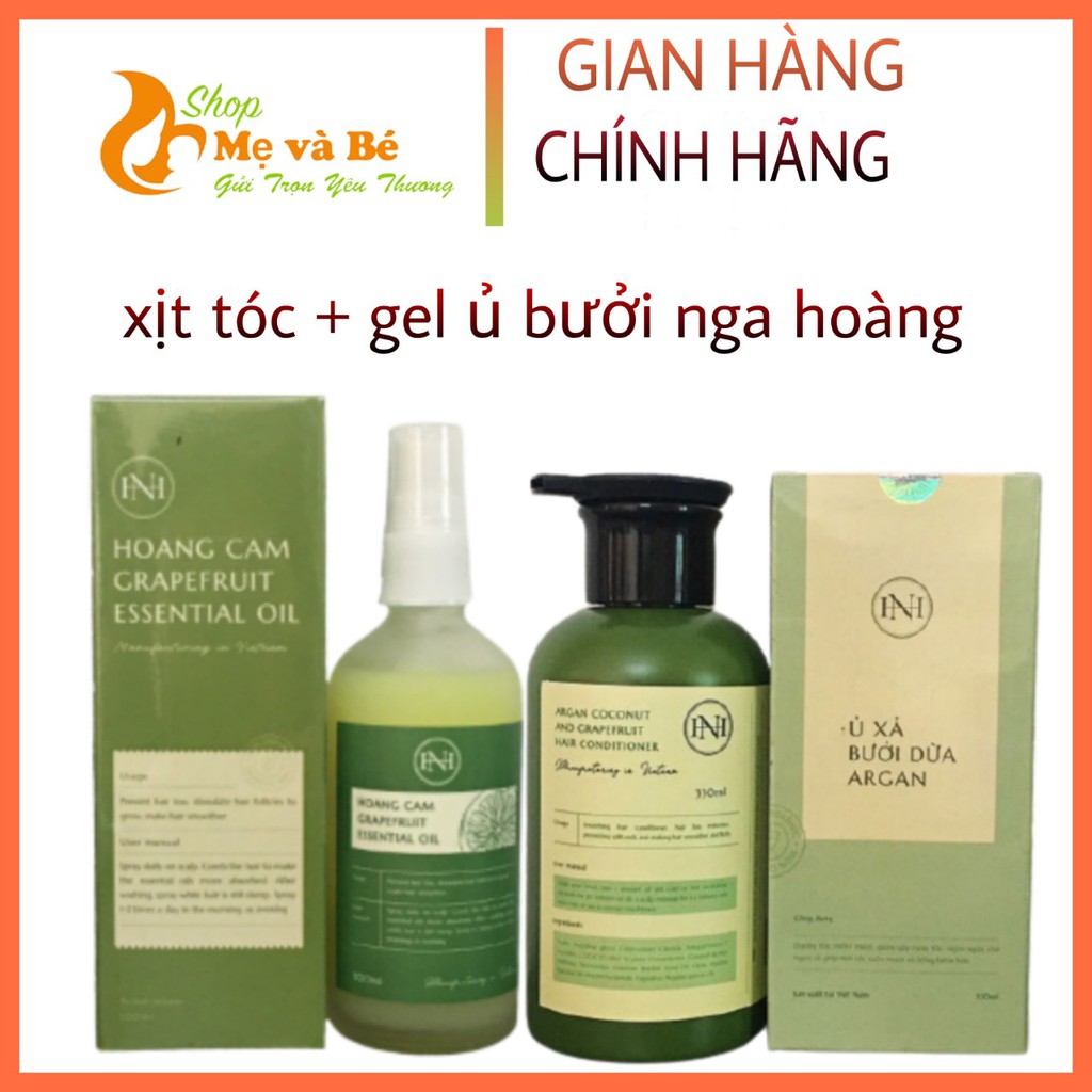 COMBO TINH DẦU BƯỞI NGA HOÀNG + GEL Ủ NGA HOÀNG [ CHÍNH HÃNG ]