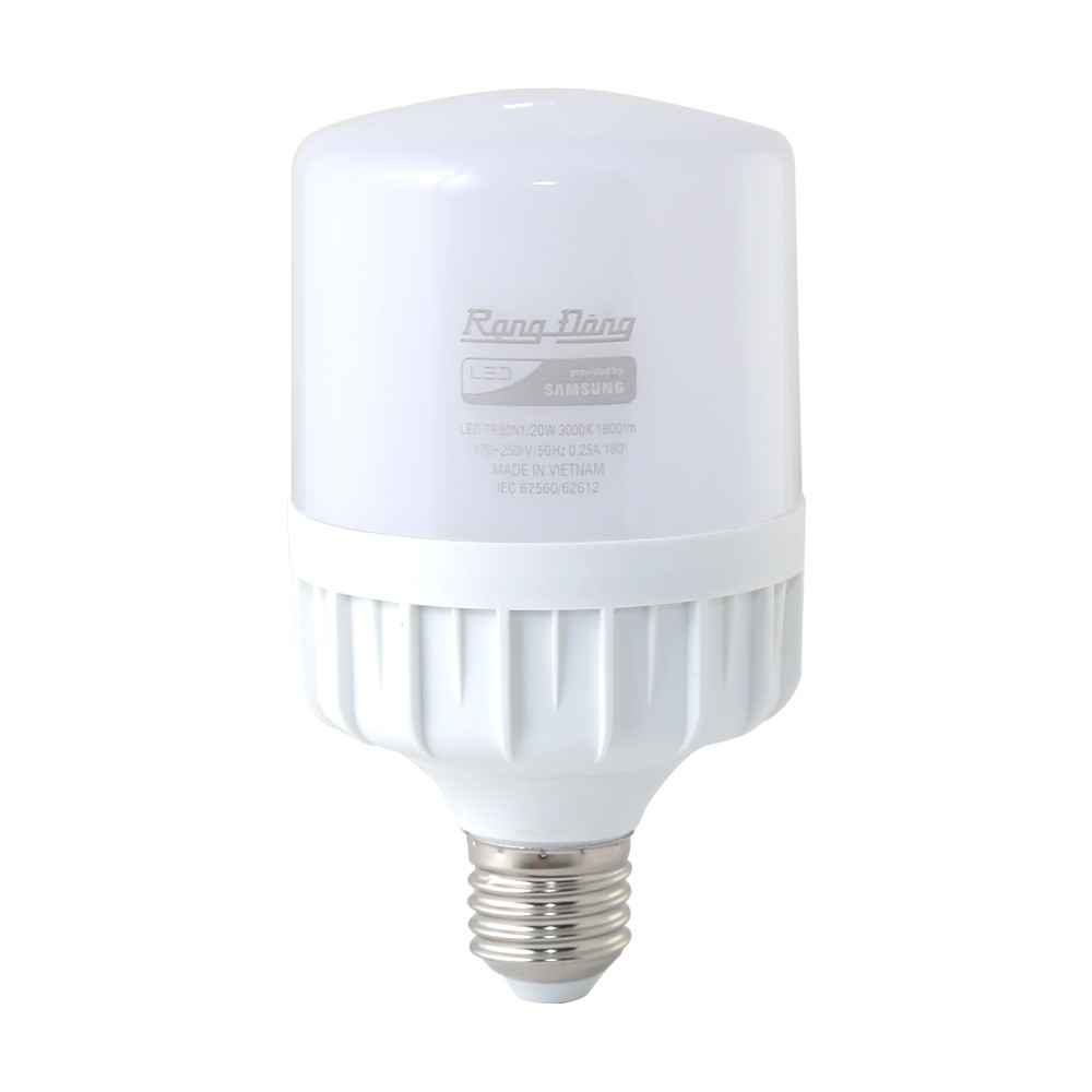 Bóng đèn LED BULB Trụ 20W Model: LED TR80N1/20W.H