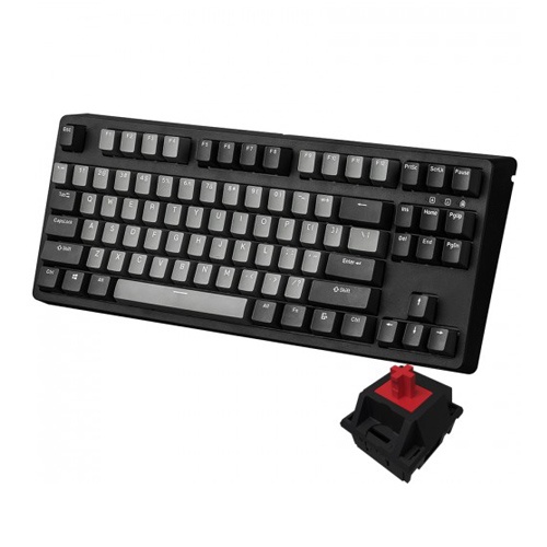 Bàn phím cơ E-Dra EK387 Pro – Gateron Switch (Keycap PBT Double shot, Không LED)