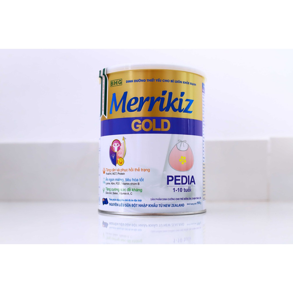 Sữa Bột Merrikiz Gold Pedia 900g