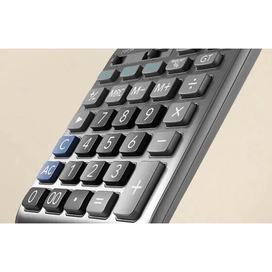 Máy Tính Casio MS-120FM Cỡ Nhỏ Tính Tiền Cơ bản BẢO HÀNH 7 NĂM