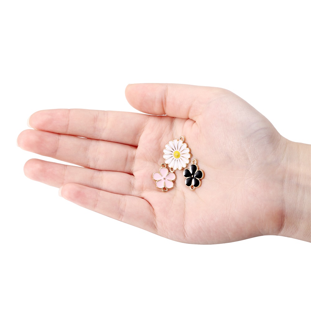 Bộ 5 Mặt Dây Chuyền Hợp Kim Hình Bông Hoa