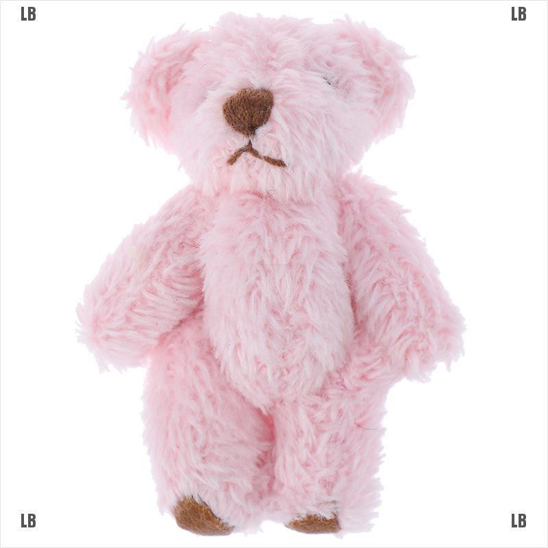 Gấu Bông Teddy Dễ Thương 4,5Cm Màu Trơn Và