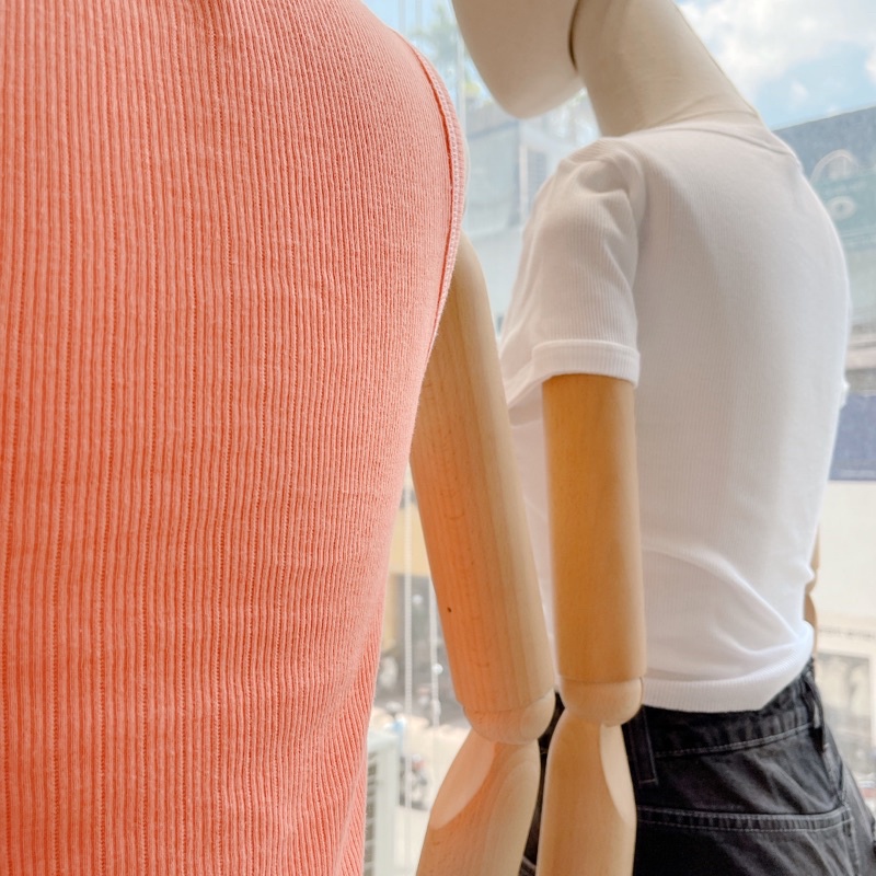 Áo thun nữ cổ tròn tay ngắn ôm dáng siêu đẹp thêu hình bắn tim MIEU - JM09