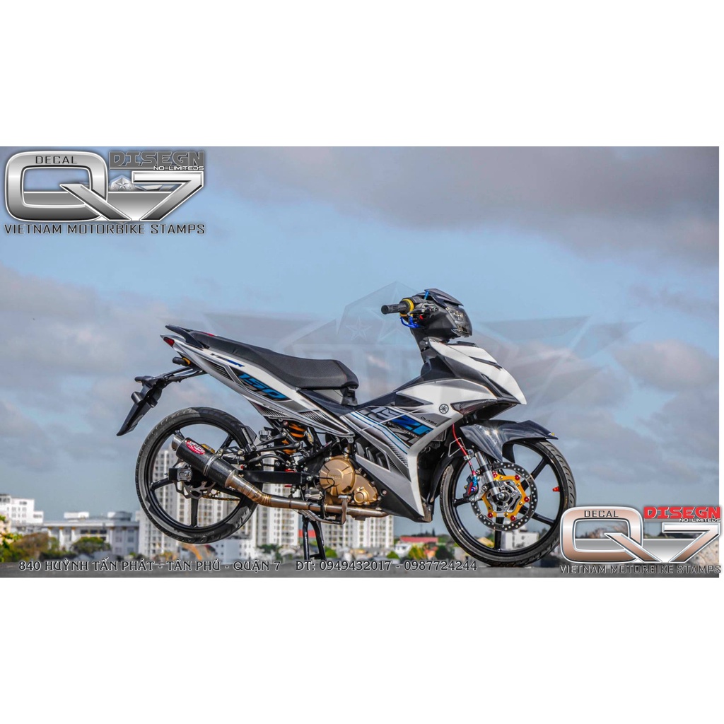 Tem Rời EXCITER 150 Y15ZR XE TRẮNG