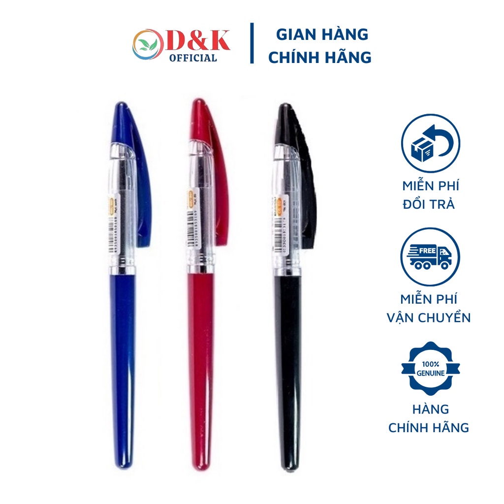 Bút Nước Mực Gel Thiên Long Xanh Đỏ Đen Ngòi 0.6mm B01 Kiểu Dáng Hiện Đại Dành Cho Học Sinh, Dân Văn Phòng 11gr