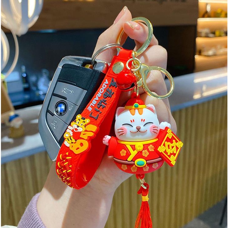 Móc Khóa Hình Mèo Nafu Xinh Xắn