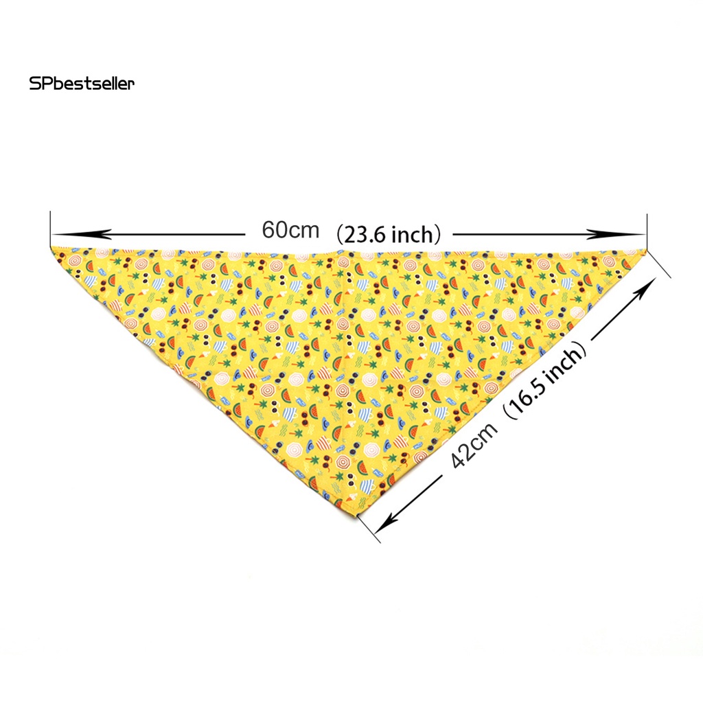 Khăn Quàng Cổ In Họa Tiết Sáng Tạo Đáng Yêu Dành Cho Thú Cưng