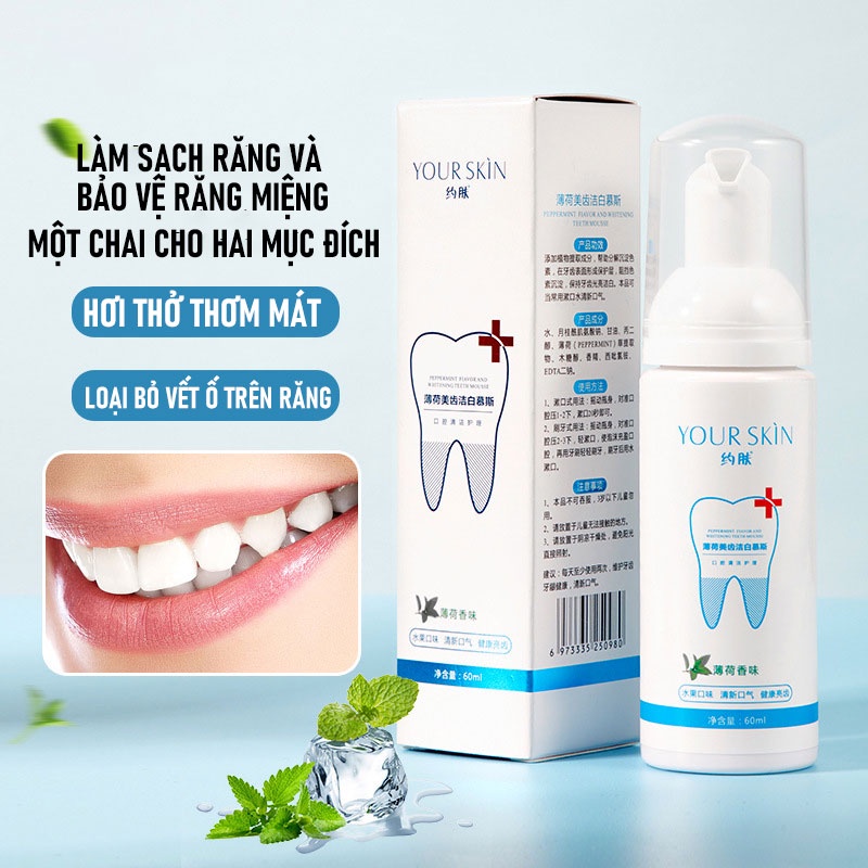 Kem Đánh Răng Dạng Bọt Làm Trắng Răng