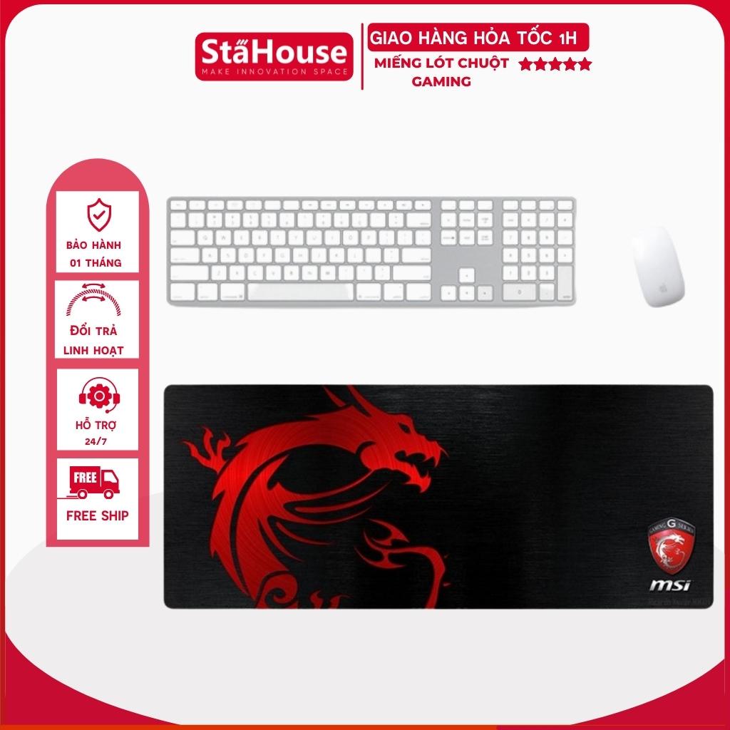 Lót Chuột Cỡ Lớn Gaming Stahouse Chuyên Game Thủ, Bàn Di Chuột Cỡ Lớn Pad Chuột TLC103 KT 80X30Cm