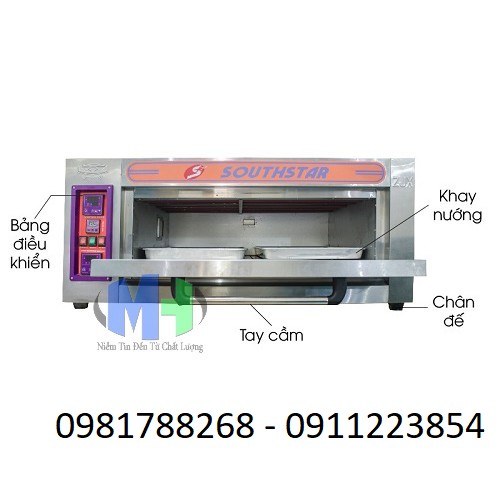 Lò Nướng Bánh Southstar 1 Tầng 2 Khay