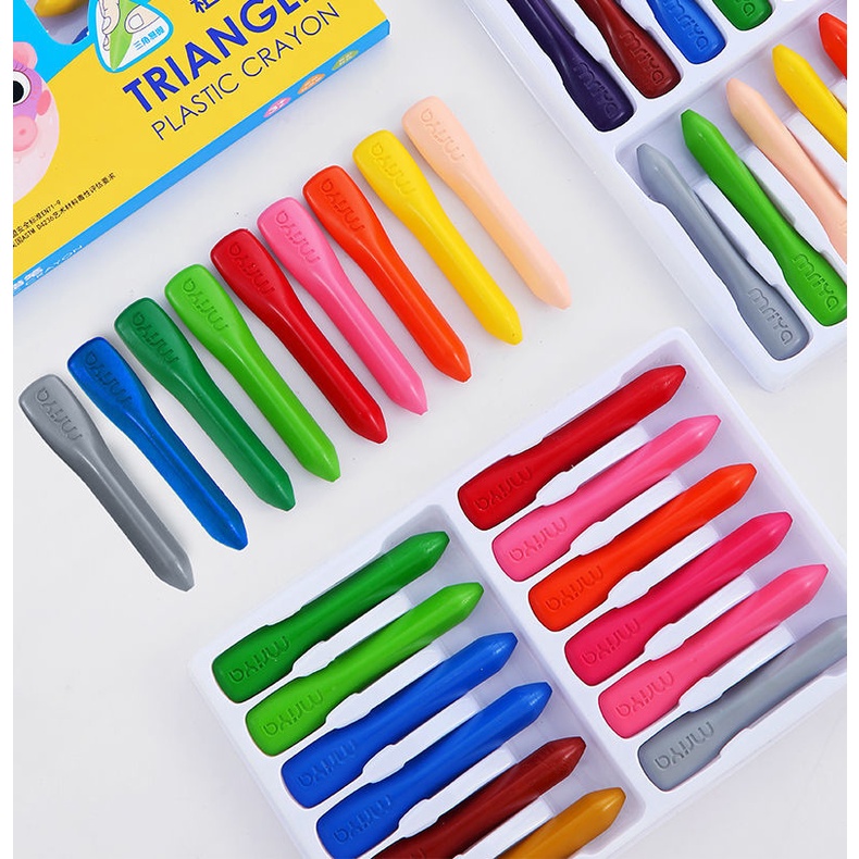 Set 8 12 24 36 Bút Tô Màu Hữu Cơ Chất Lượng Cao Cho Bé