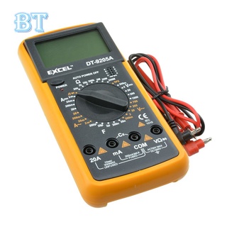 Đồng Hồ Đo Vạn Năng DT9205A - 20°C-400°Thiết Bị Đo Điện Trở Màn Hình LCD Kỹ Thuật Số 20nF-200F