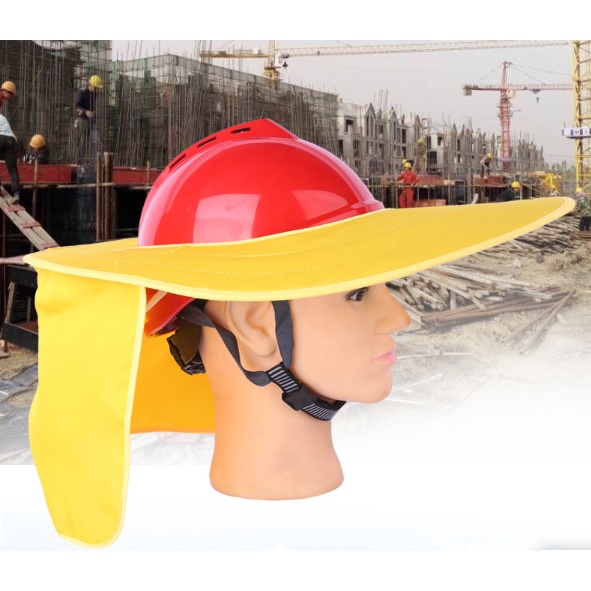 Vành Mũ Bảo Hộ Xây Dựng Bullker Tấm Che Nắng, Vành Che Rộng Chống Nắng, Chống Tia UV