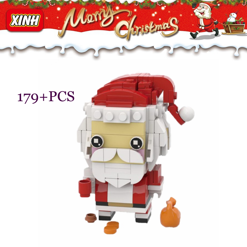 đồ chơi trẻ em Lego Hình Ông Già Noel Xh8914A Mooc Cho Bé