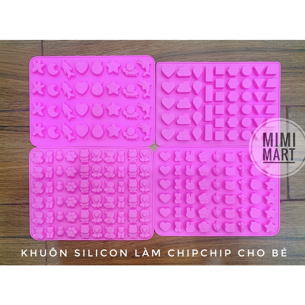 Khuôn Silicon Làm Kẹo Dẻo - Thạch - Socola