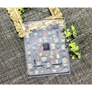 Sticker lụa nail 5d# stick dán móng cao cấp