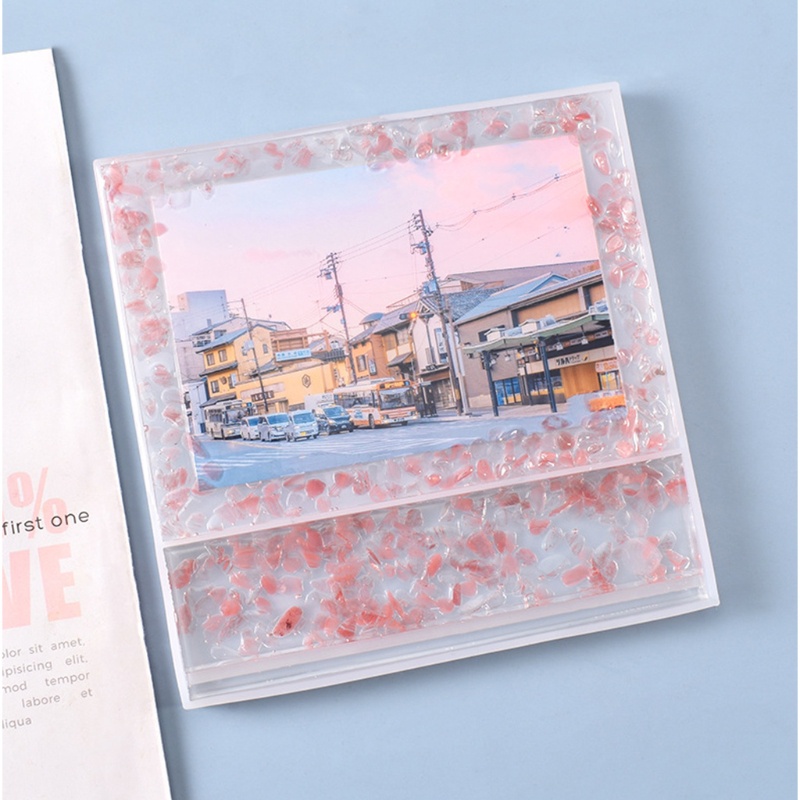 Khuôn Silicone Làm Khung Ảnh Resin Epoxy Hình Vuông