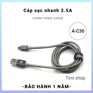 Sạc nhanh iphone Casim A-C30 ✓Dòng điện 2.5A ✓Hàng chính hãng