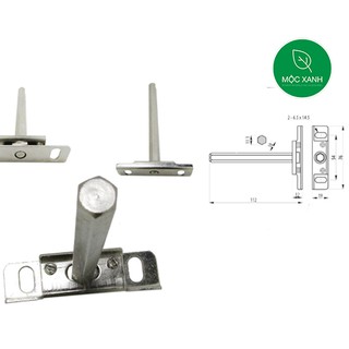 Bas đỡ kệ gỗ trang trí (chốt đỡ kệ treo tường)