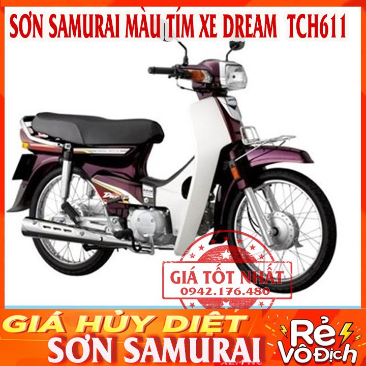 SƠN SAMURAI MÀU TÍM DREAM TCH611 - LÊN MÀU CHUẨN ZIN