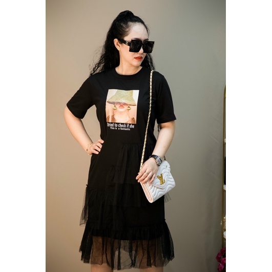 🌹ĐẦM THUN PHỐI REN CAO CẤP