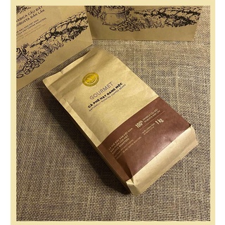 - hạt cà phê rang mộc - v blend gourmet - hạt cà phê chuẩn dùng để pha chế - túi 1000g