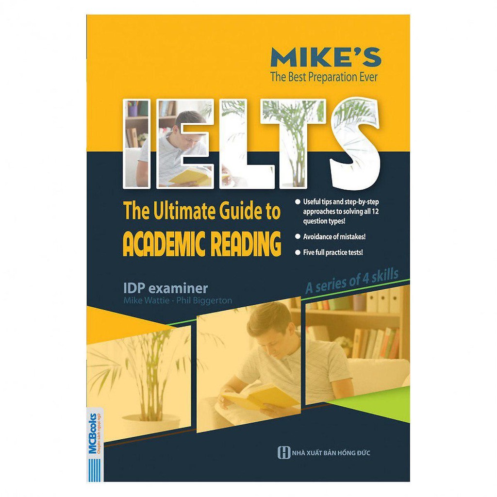 Sách - Combo Trọn Bộ 4 cuốn Academic Ielts Mike - 4284615048459