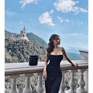 Váy body maxi 2 dây dáng dài, váy 2 dây dáng ôm