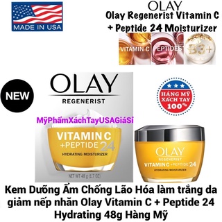 Kem chống lão hoá làm trắng da Olay Regenerist Vitamin C Peptide 24 48g USA