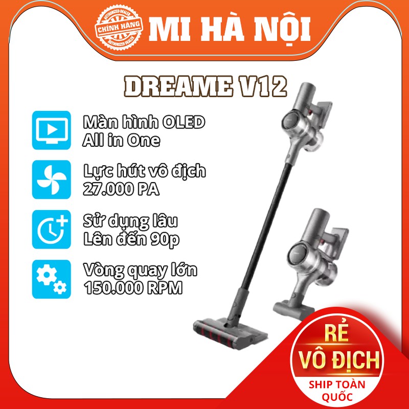 [Mã ELTECHZONE giảm 6% đơn 500K] Máy hút bụi cầm tay không dây đa năng Xiaomi Dreame V12 / V11 / V10 / V9 | WebRaoVat - webraovat.net.vn