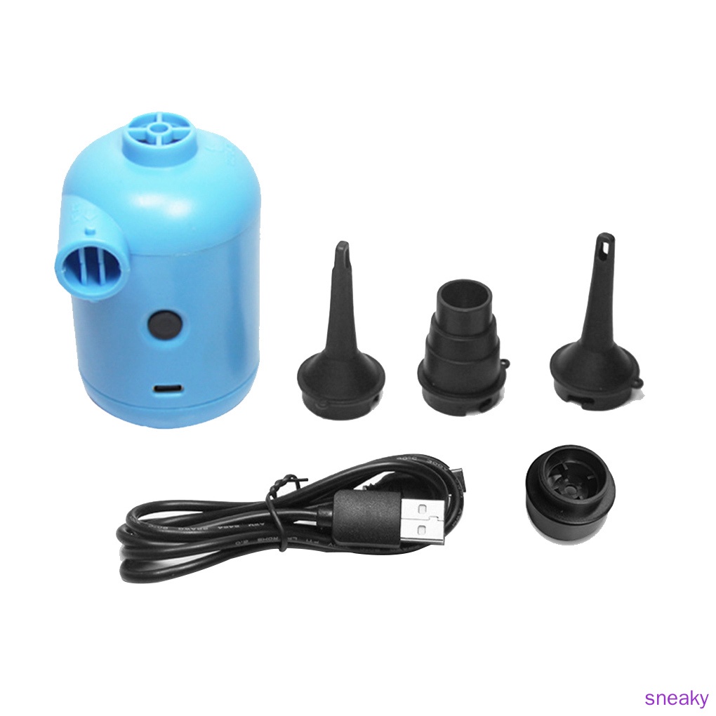 Bộ Máy Bơm Phao Bơi 2 Trong 1 Bằng Nhựa Cổng Usb Kích Thước Nhỏ Gọn Tiện Dụng