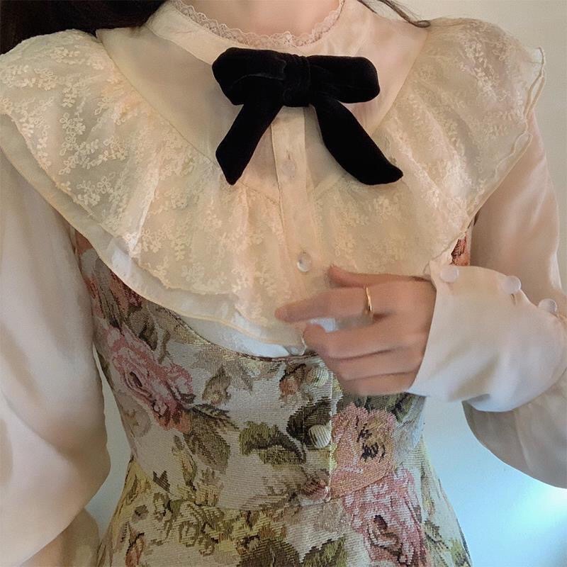 Set váy retro tiểu thư