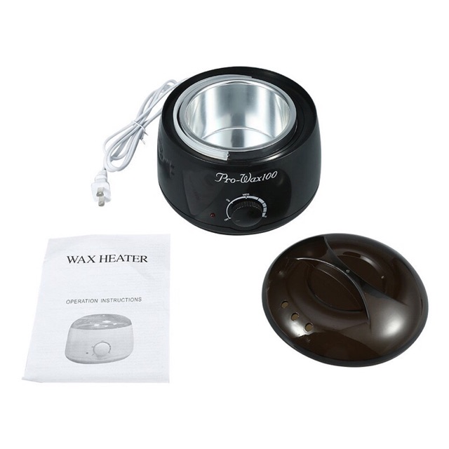 Nồi Nấu Sáp Pro Wax 100 Màu Đen [ Tặng Kèm SÁP 100g + Que ]